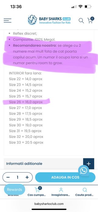 Cizme imblanite En Fant, masura 26