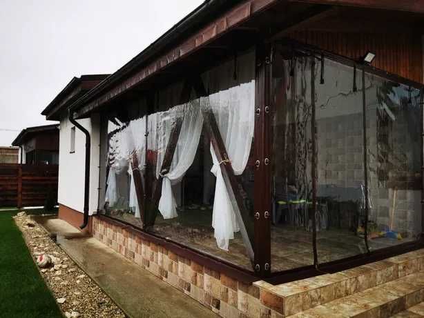 Folie cristal inchidere terasa balcon foisor LogoPrint.ro