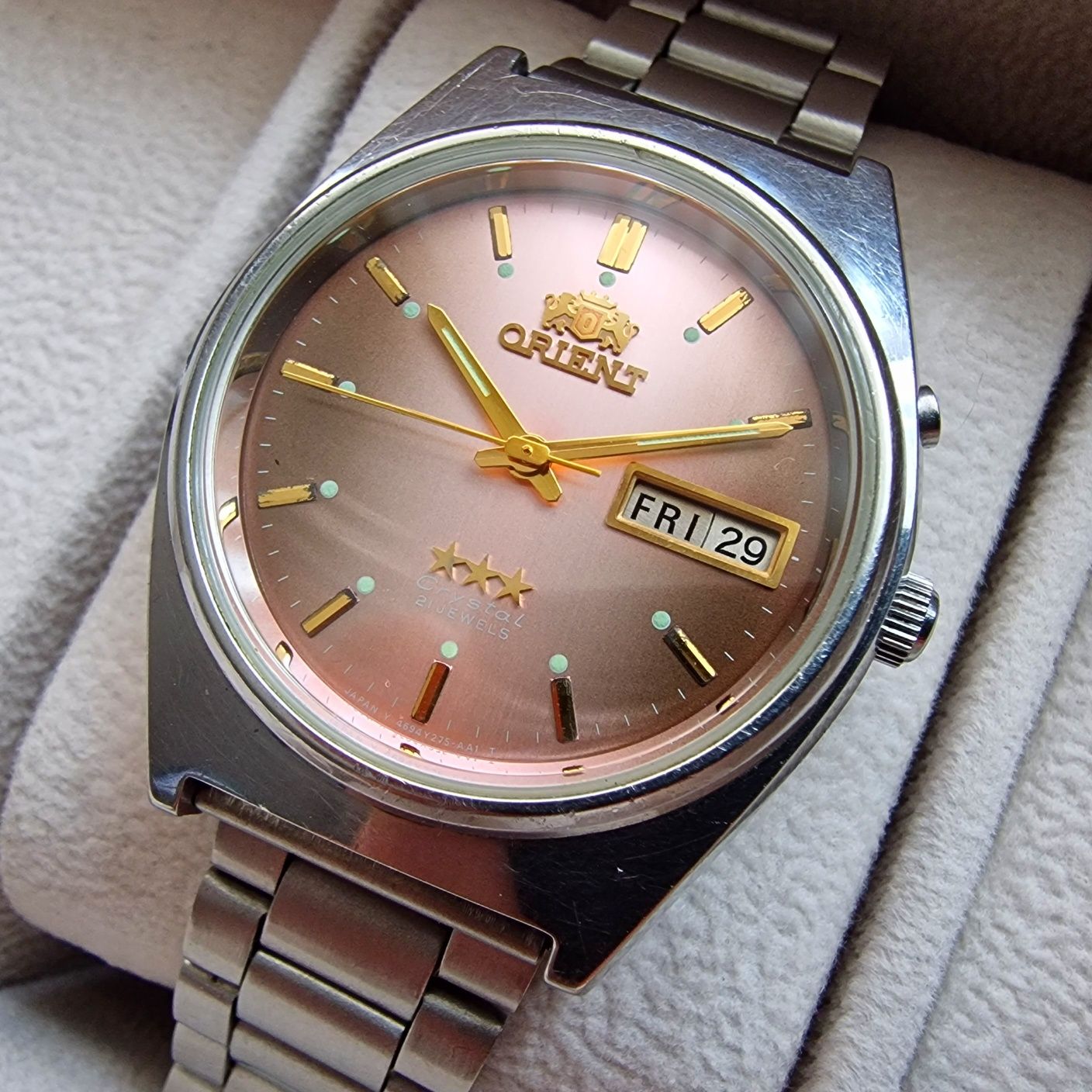Ceas Orient Tristar sau Crystal Automatic  (nu seiko, nu citizen)