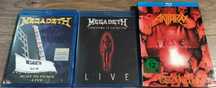 Megadeth / Anthrax Blu-Ray, CD