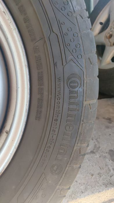 Jante si anvelope Master, movano, 215/65 R16 C, Continental