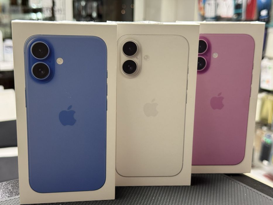 Apple iPhone 16,Ultramarine,128GB *ЧистоНов*3г Гаранция*