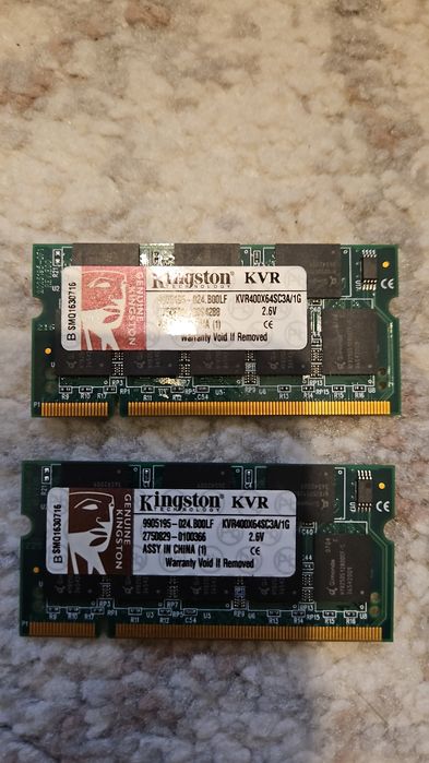 DDR 1 LAPTOP 2GB DUAL CHANNEL pentru colectionari