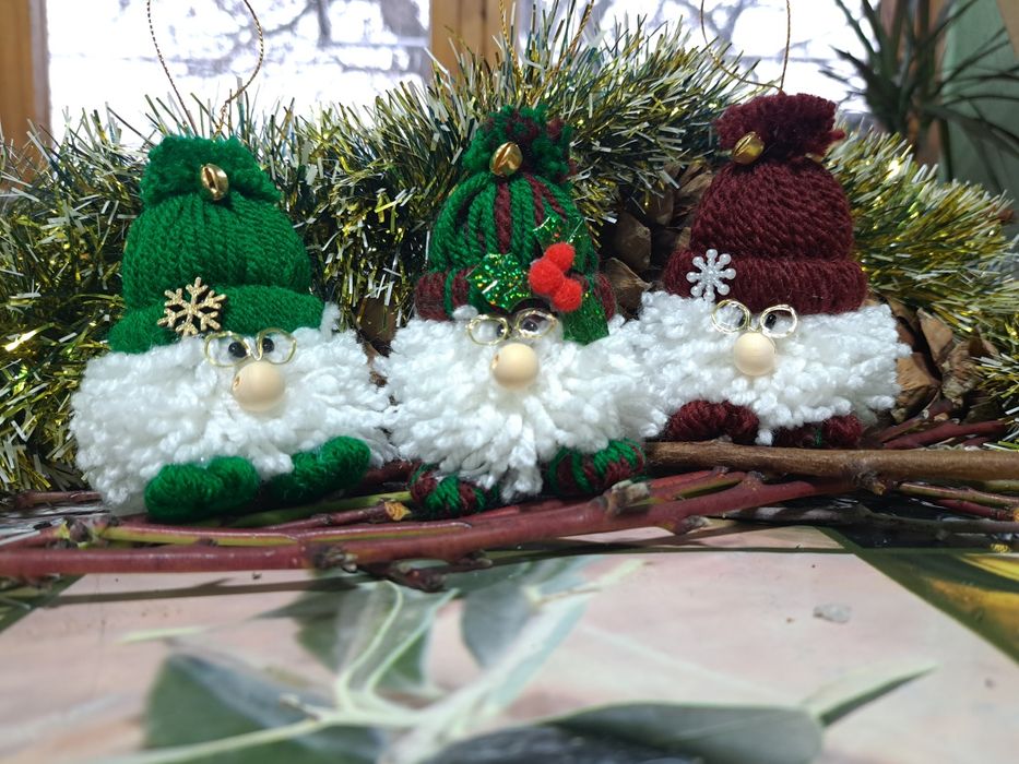 Коледно гномче ръчна изработка