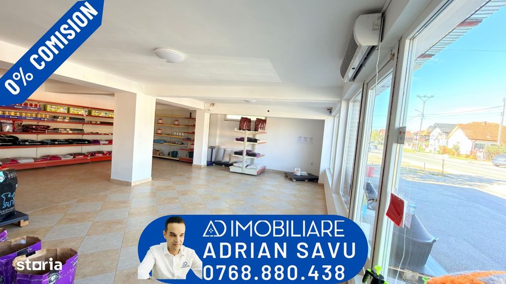 Spațiu comercial de închiriat, Drăgoeni,  vizibilitate excelentă