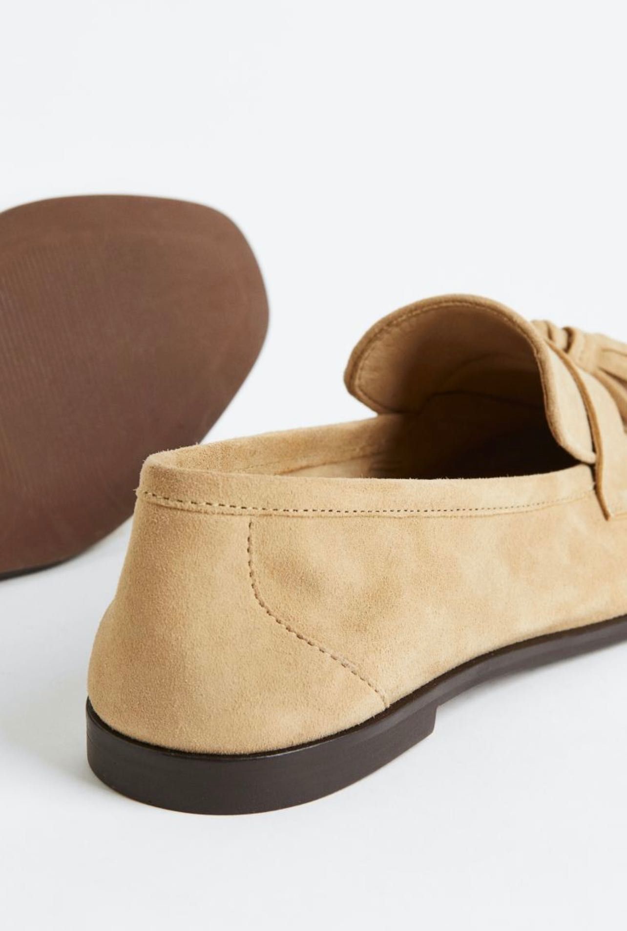 mocasini noi din piele intoarsa h&m
