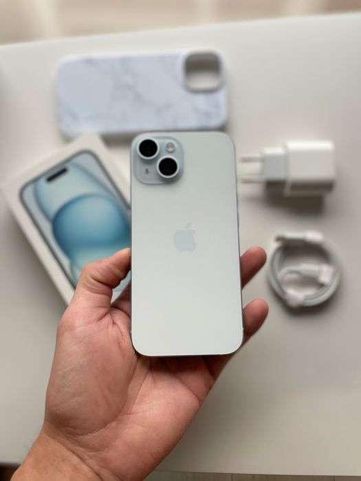 • Iphone  15  blue • FULLBOX •