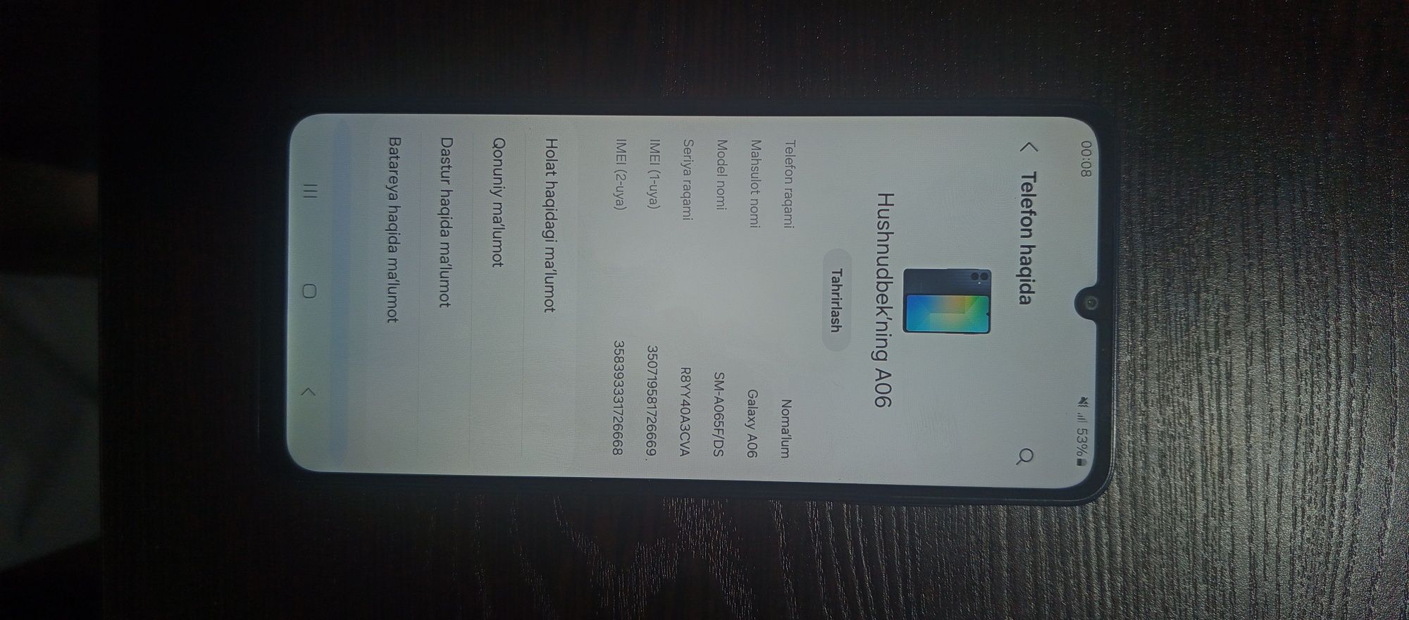 Galaxy A06 ideal