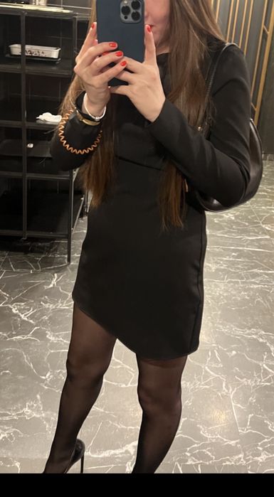 Черное платье Манго за 3500тг