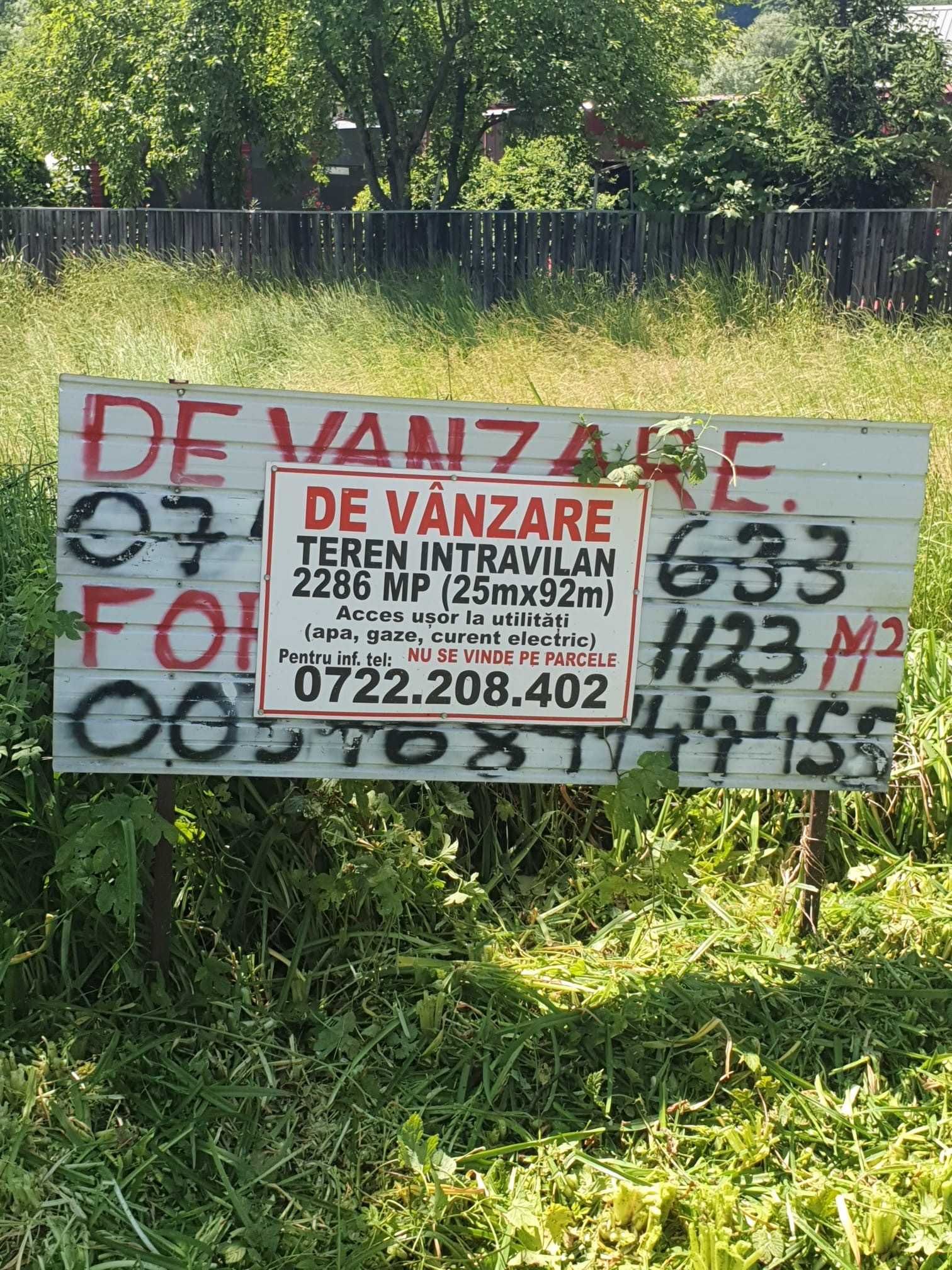 Teren Luncani, jud. Bacau, intravilan, 2286 mp, toate utilitatile
