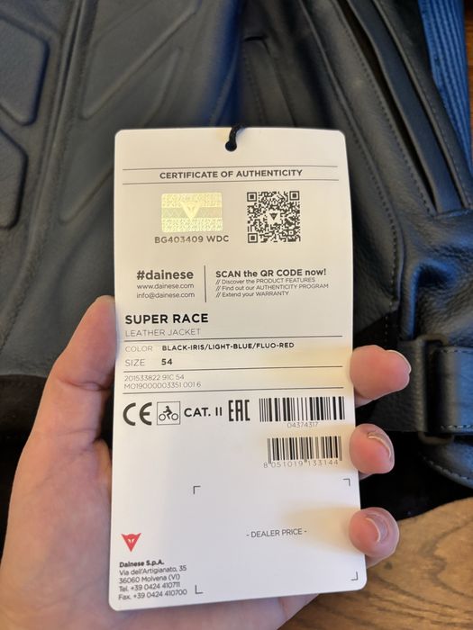Geaca Dainese, noua, cu eticheta