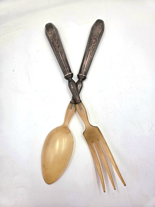 Excepțional set de tacâmuri argint masiv - perioada Art Deco