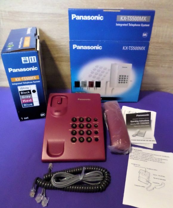 Стационарен телефон Panasonic KX-TS500