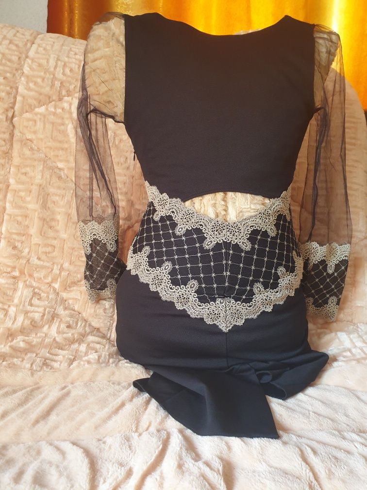 Rochie seară brocart