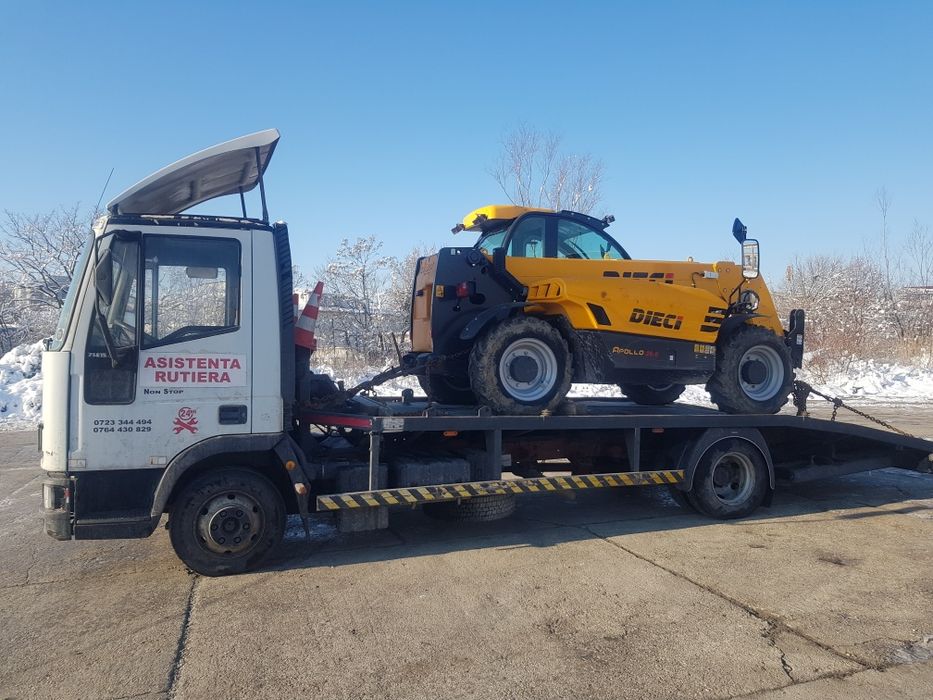 Promoție:Tractari auto platforma Craiova, transport utilaje agricole