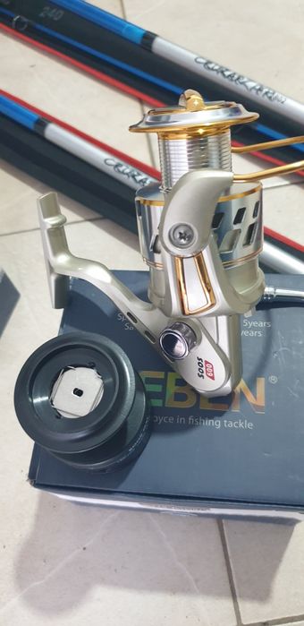 Нови!Въдици с макари 2бр.яки за шаран от 2части 12-25LBR