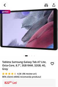 Tableta samsung 4g