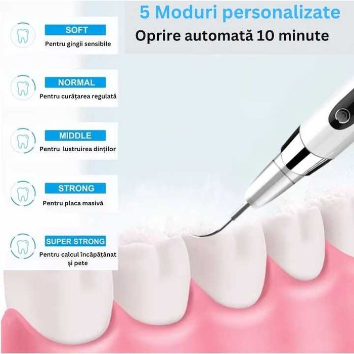 Dispozitiv Pentru Eliminare Tartru,Detartraj Ultrasonic,Waterproof