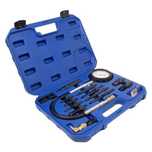 Tester compresie, compresmetru motoare diesel 70 bari 16 piese