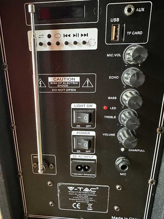 Мобилна Party колона V-tac VT-6315 50W RGB