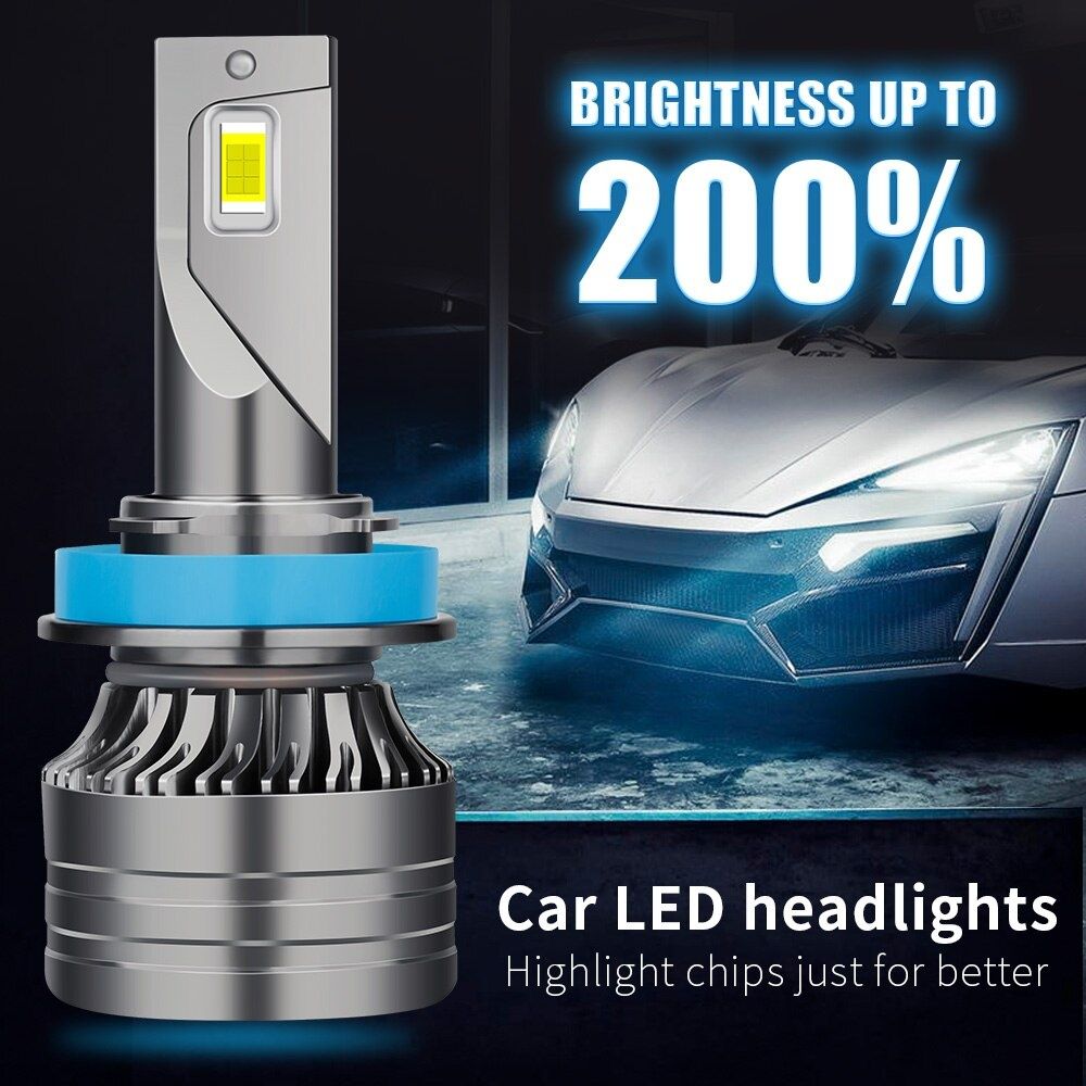 LED Крушки за Кола H4 H7 H1 50W, 6000K, CSP Чипове