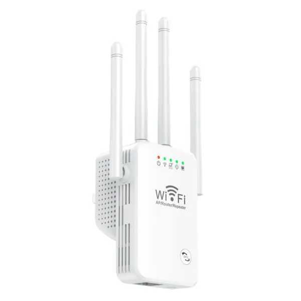 Усилвател повторител на WIFi сигнал с 4 антени до 300Mbps