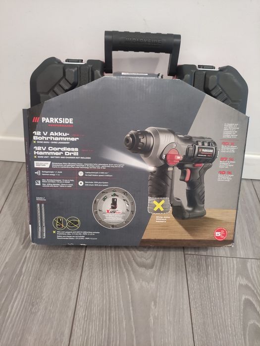 Ciocan rotopercutor 1,1 J Parkside Performance pe acumulator de 12 V