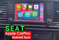 SEAT Активиране Carplay Android Auto Сеат Leon Ateca Tarraco Arona Ibi