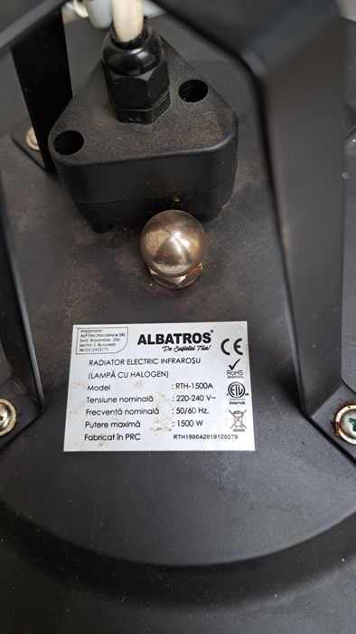 Radiator electric infraroșu