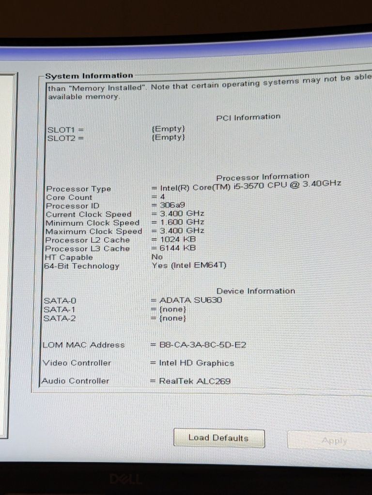 PC Dell Optiplex 7010 Intel i5