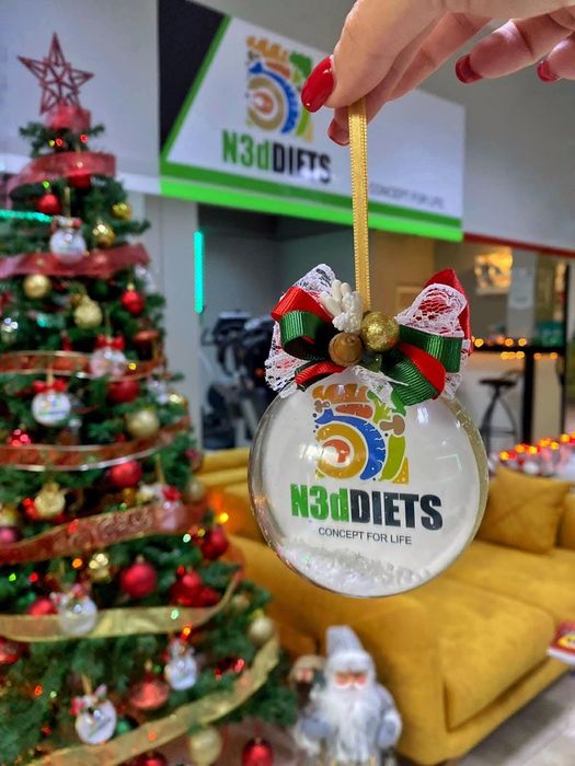 Коледни топки със снимка