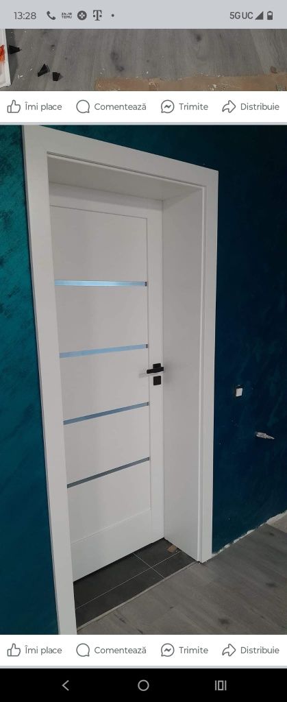 Montaj uși de interior, metalice și pvc