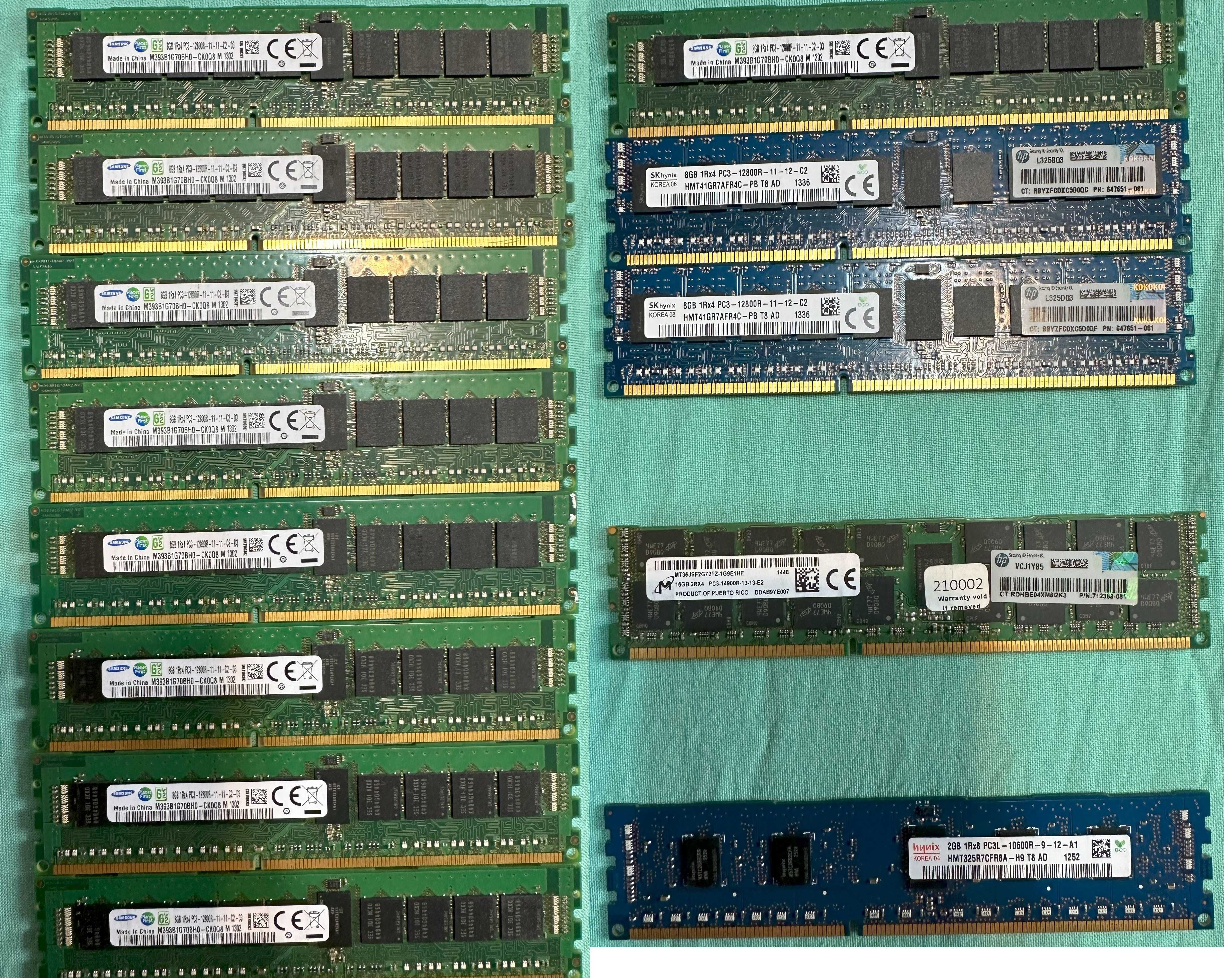Vand memorii DDR1, DDR2 si DDR3 de desktop, laptop si server