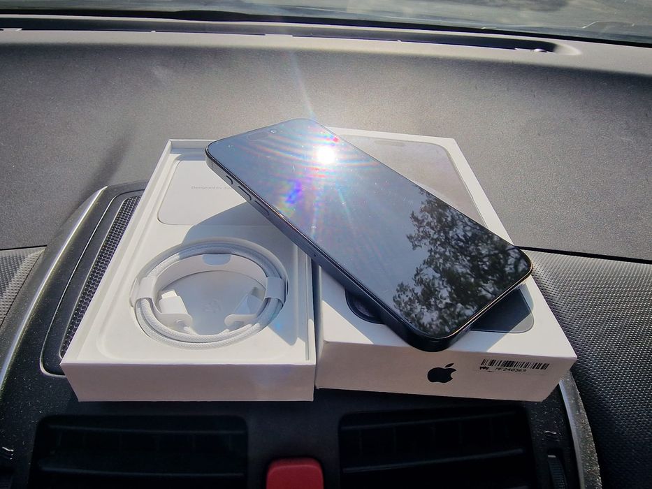 IPHONE 15 PRO 256GB impecabil,  pachet complet