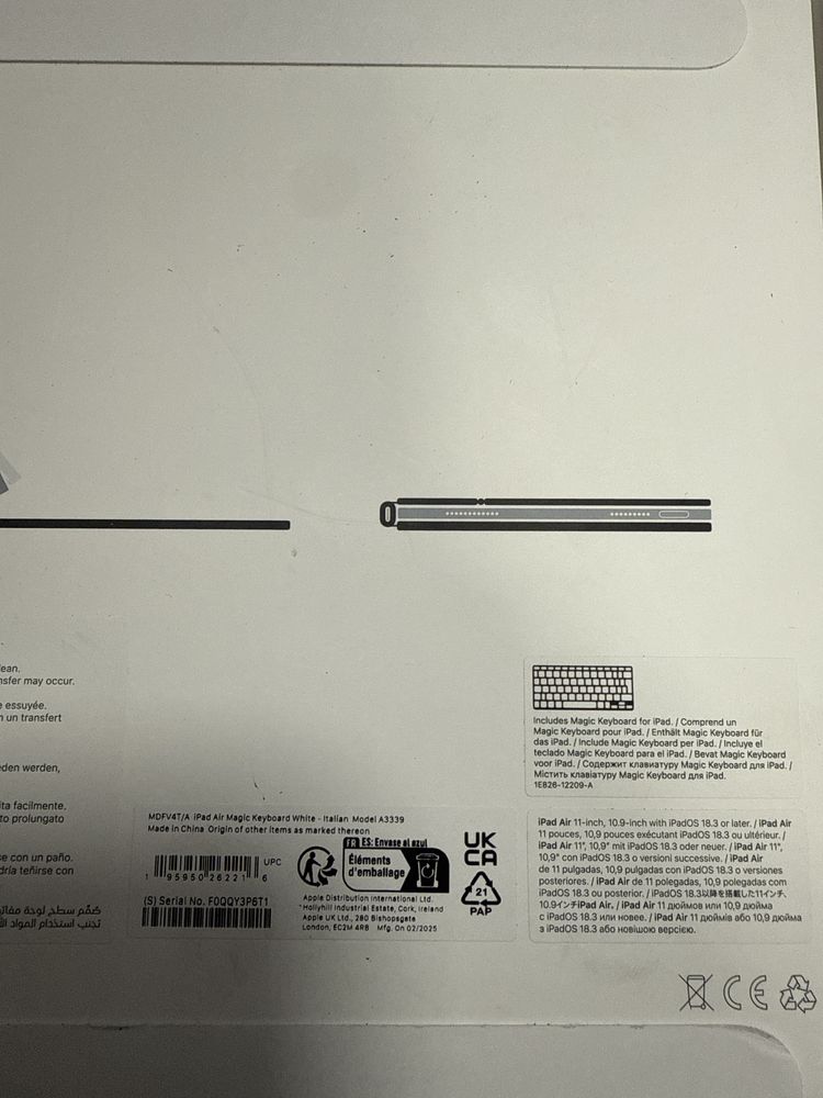 Apple magic keyboard ipad air 11 m3 nou sigilat original
