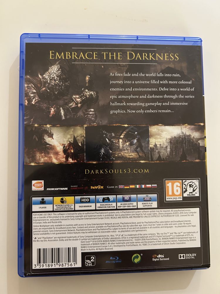 Dark Souls 3 Ps4