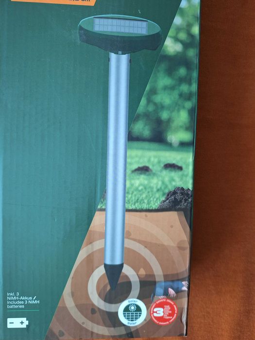 Dispozitiv solar contra daunatorilor de camp Solar Repeller, max625 m²