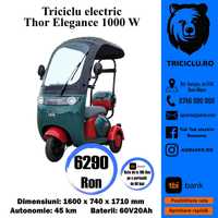 Triciclu electric THOR ELEGANCE nou 1000 W Agramix