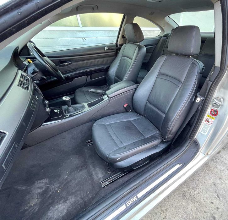 Scaune+ banchete BMW E92 330 231CP 170KW M57 PIELE neagra
