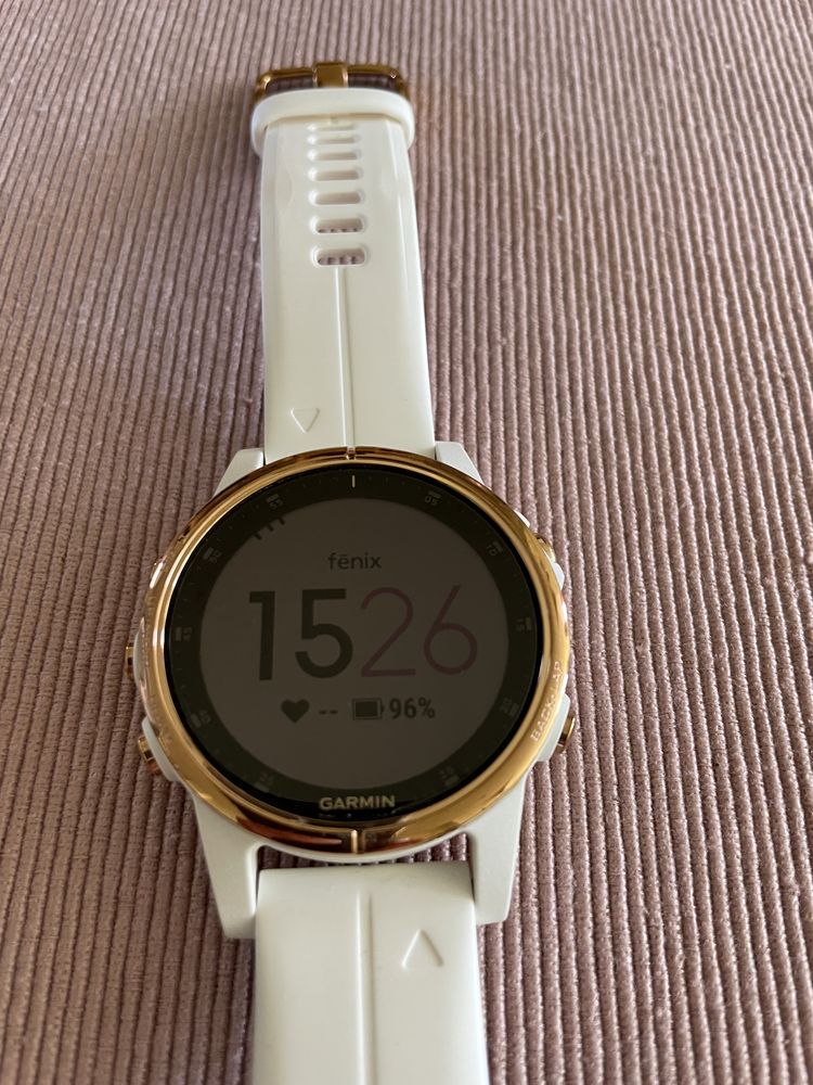 GARMIN Smartwatch Fenix 5s Plus Sapphire Edition Roz Gold