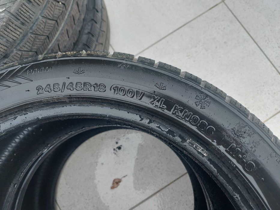 Anvelope IARNA M+S 245/45 R18 - Stare foarte buna - Pret per bucata