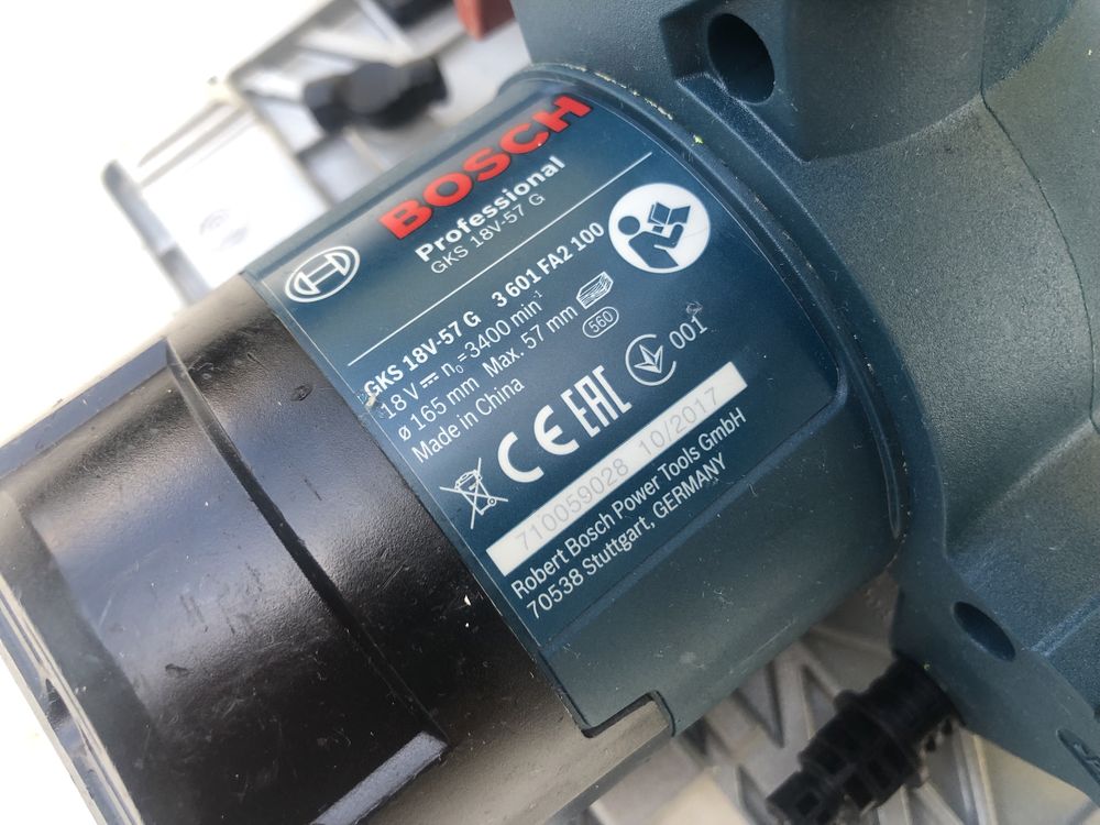 Ferastrau Circular pe Baterie Bosch GKS 18V-57 G Fabricatie 2018
