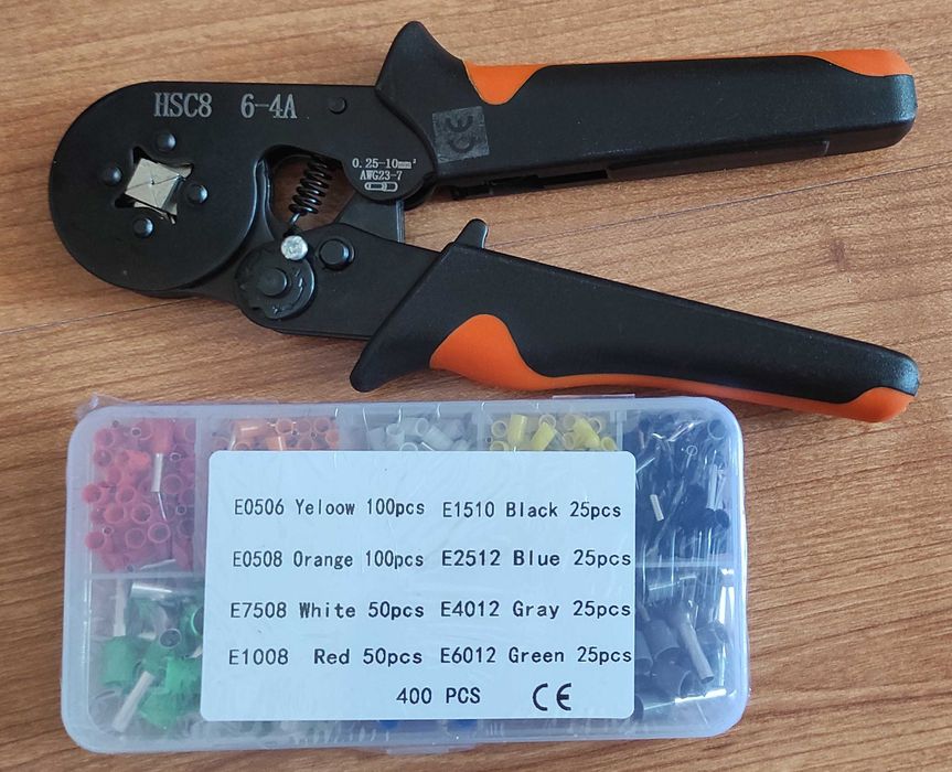 Клещи за кримпване / кримпиранеа кабели HSC8  0.25 - 10mm