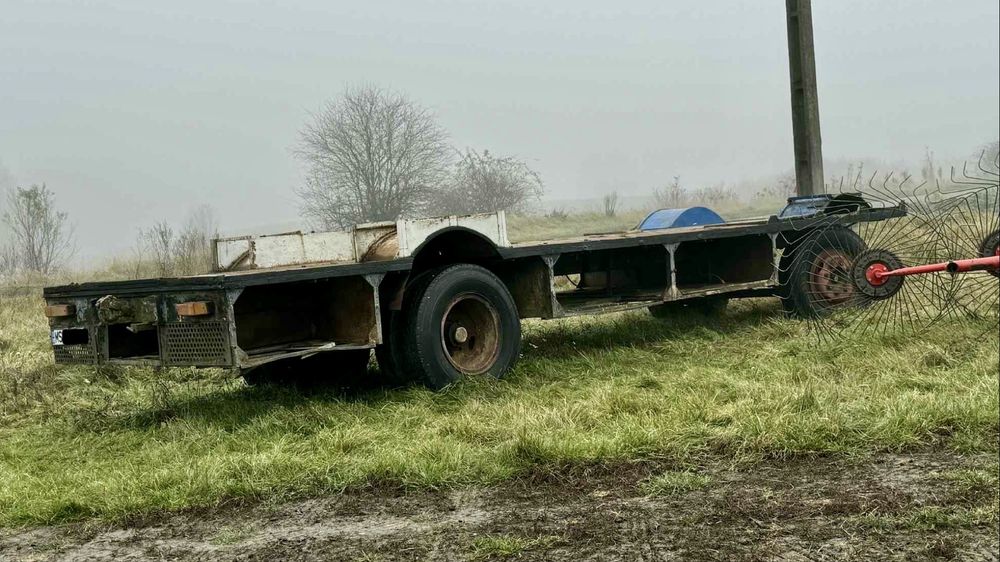 Remorcă agricolă 7,5Tone//8 Metri//Platformă pt Baloți  ~ 2.650€ Mureș