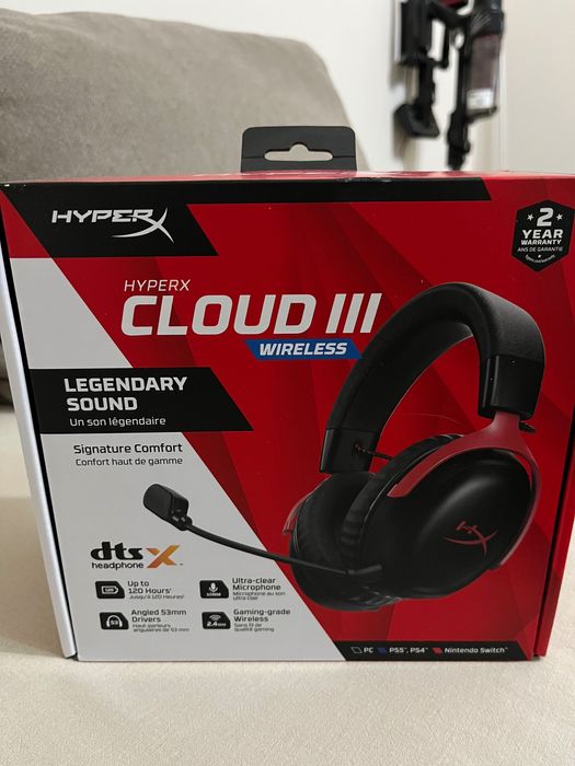 Безжични слушалки HyperX Cloud lll