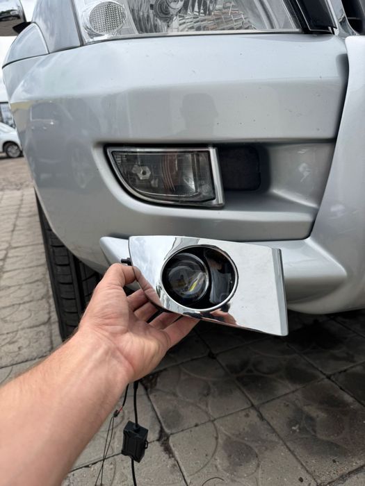 Линзы противотуманки toyota haghlander