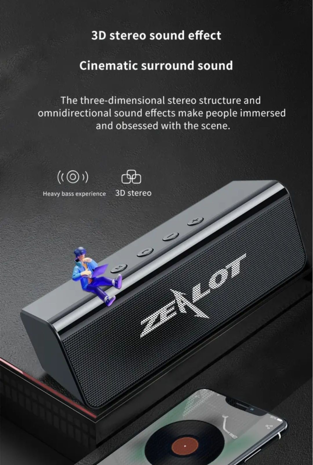 Boxa Bluetooth Zealot S31