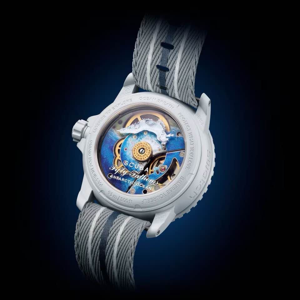 Оригинален часовник Swatch x Blancpain Antarctic Ocean (като нов)