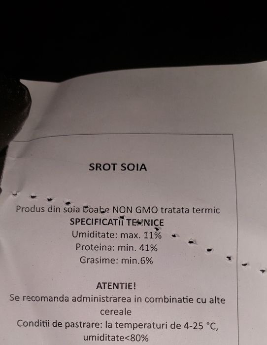 Srot soia de calitate foarte bună