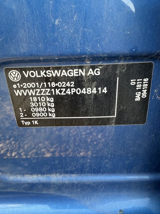 Vand Golf 5 Fsi 1,6